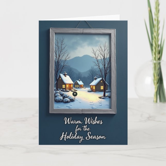 Winter Glow Christmas Card (Front)