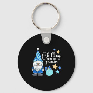 Winter Gnome, Nordic, Christmas Gnome Key Ring