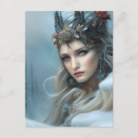 Winter Goddess Postcard