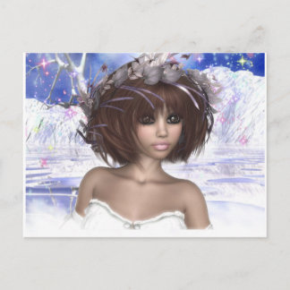 Winter Goddess Postcard