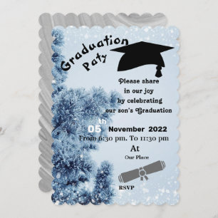 Winter Graduation  Invitation