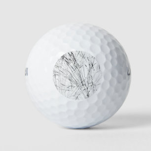 Winter Grass In Snow Golf Balls