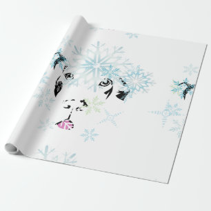 Winter Great Dane Wrapping Paper