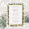 Winter Greenery Gold Foil Wedding Invitations