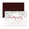 Winter Greenery Wedding RSVP