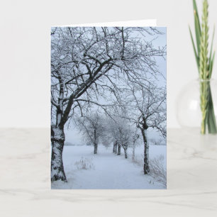 Winter - Greeting Card. Card