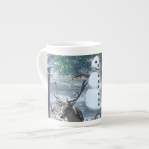 Winter Greetings Bone China Mug