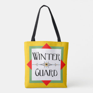 Winter Guard Gold Block Tote Bag