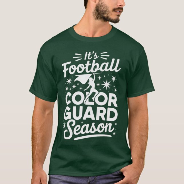 Winter Guard Instructor, Colorguard Trainer T-Shirt (Front)