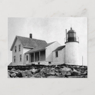 Winter Harbour Lighthouse Postcard