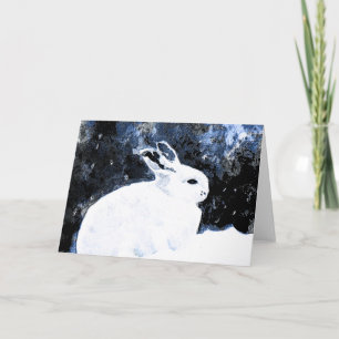 Winter Hare Greeting Card