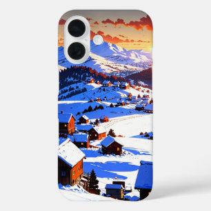 Winter Hillside Serenity iPhone 16 Case