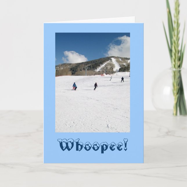 Winter Holiday Adventure Card (Front)