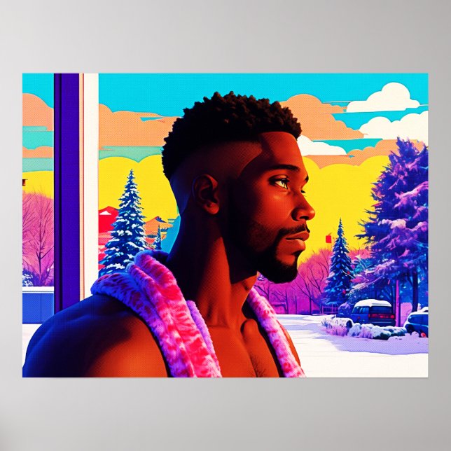 Winter Holiday Beefcake Hunk 2501 Poster (Front)