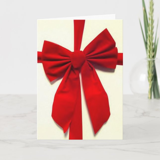 Winter Holiday Card:  "All Wrapped Up" Card (Front)