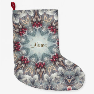 Winter Holiday Christmas Stocking