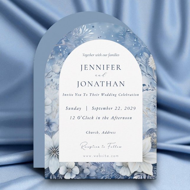 Winter Holiday Christmas Wedding Invitation (Creator Uploaded)