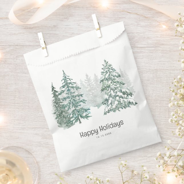 Winter Holiday Favour Bags (Clipped)