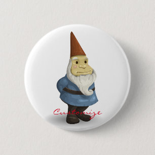 Winter Holiday Gnome Thunder_Cove 6 Cm Round Badge