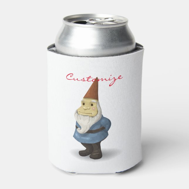Winter Holiday Gnome Thunder_Cove Can Cooler (Can Front)