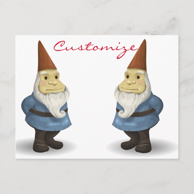Winter Holiday Gnome Thunder_Cove Postcard (Front)