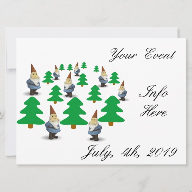 Winter Holiday Gnomes Christmas Trees Thunder_Cove (Front)