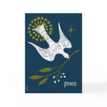 Winter Holiday Peace Dove