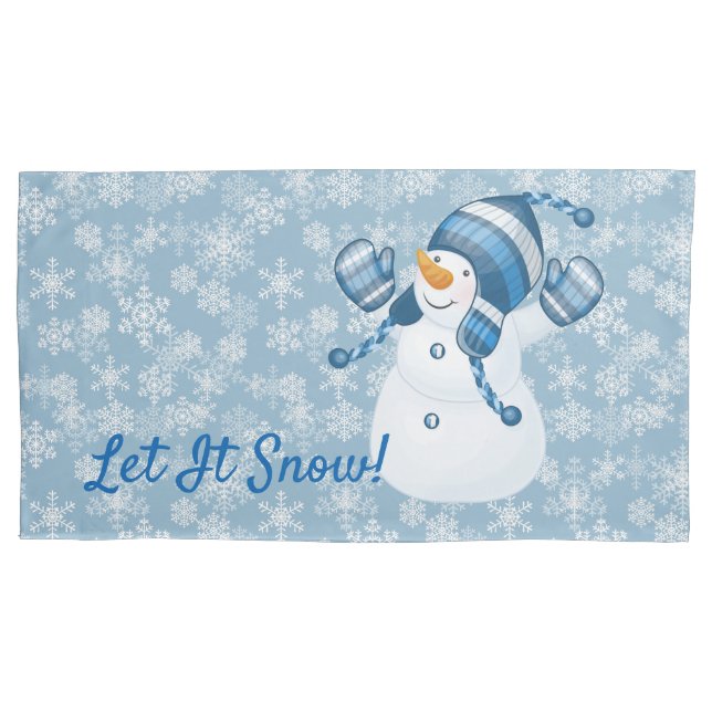 Winter Holiday Pillowcase (Front)