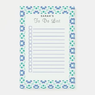 Winter Holiday Quilt Shopping List Post-It Note