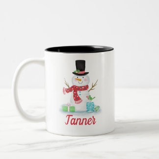 Winter Holiday Snowman Mug