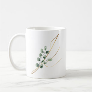 Winter holidays initials mug