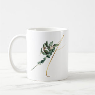 Winter holidays initials mug