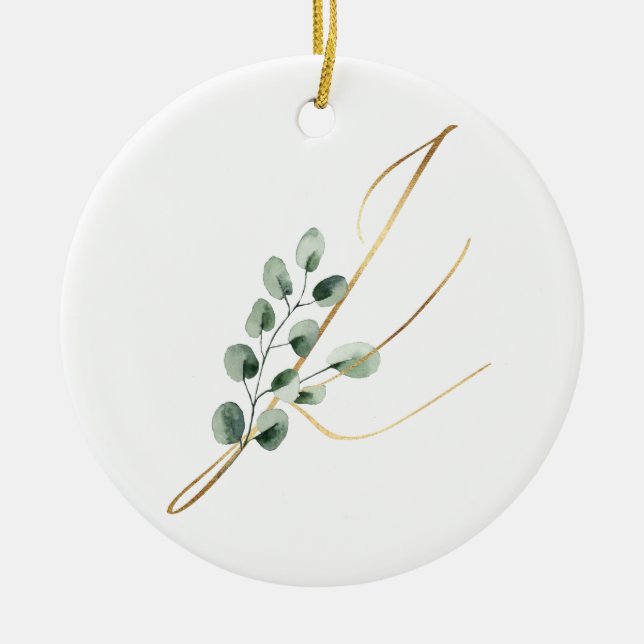 Winter holidays initials ornament (Front)