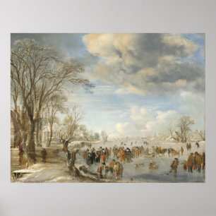 Winter Holland - Aert van der Neer Fine Art Poster
