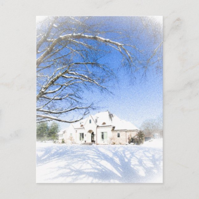 Winter home 2 postcard (Front)