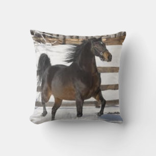 Winter Horse   Cushion