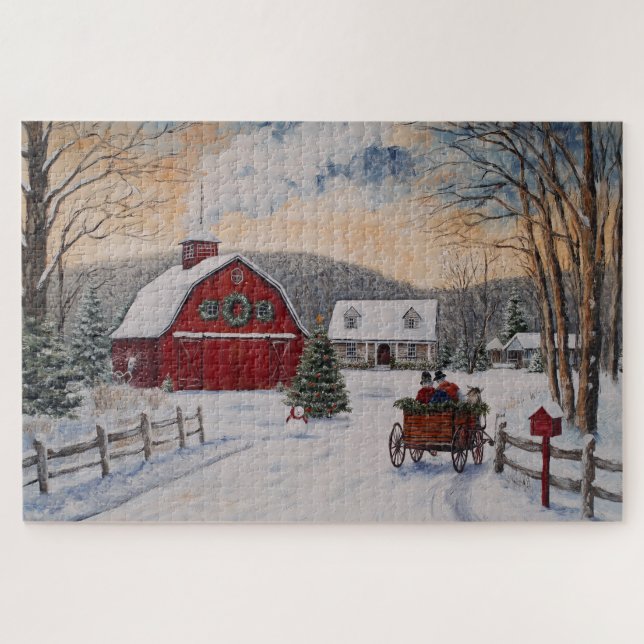 Winter House Puzzle (Horizontal)