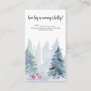 Winter how big is mummy's belly enclosure card
