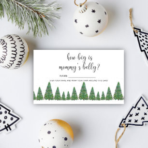 Winter how big is mummy's belly enclosure card