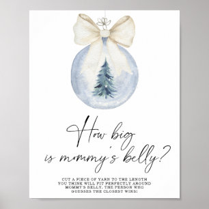 Winter how big is mummy's belly game poster