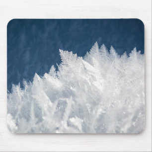 Winter Ice Crystals Mouse Pad