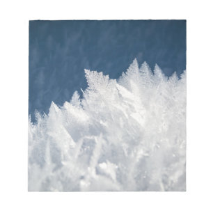 Winter Ice Crystals Notepad