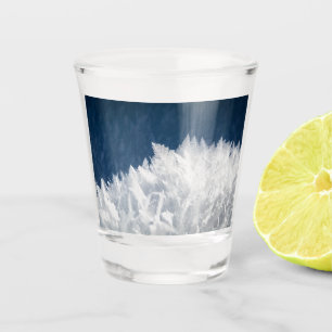 Winter Ice Crystals Shot Glass