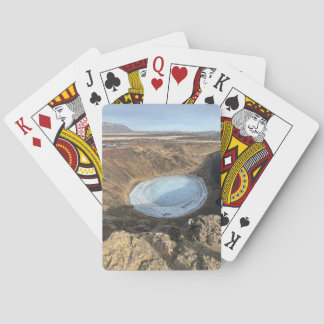 Winter Iceland Snowy Landscape Playing Cards