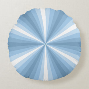 Winter Illusion Round Pillow