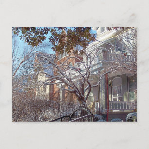 Winter image of Old Louisville today Postcard