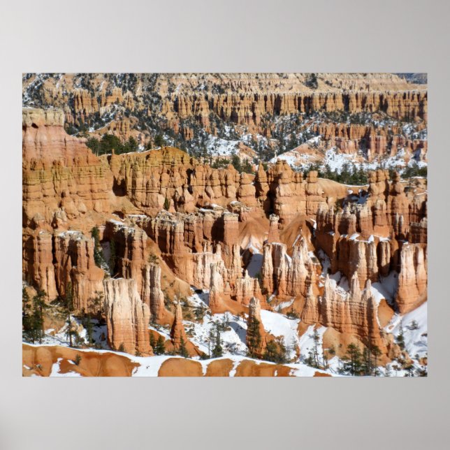 Winter in Bryce Canyon, Sunset Point, print (Front)