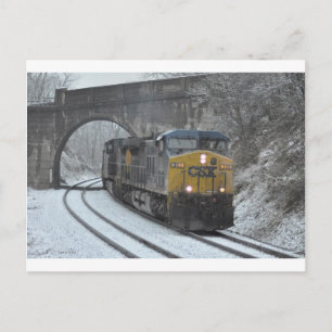 Winter in Clarksville Postcard