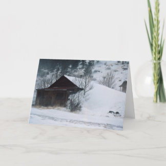 Winter in Eldora Colorado Card