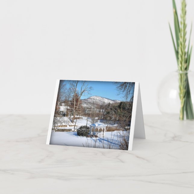 "Winter In Hillburn" Holiday Card (Front)